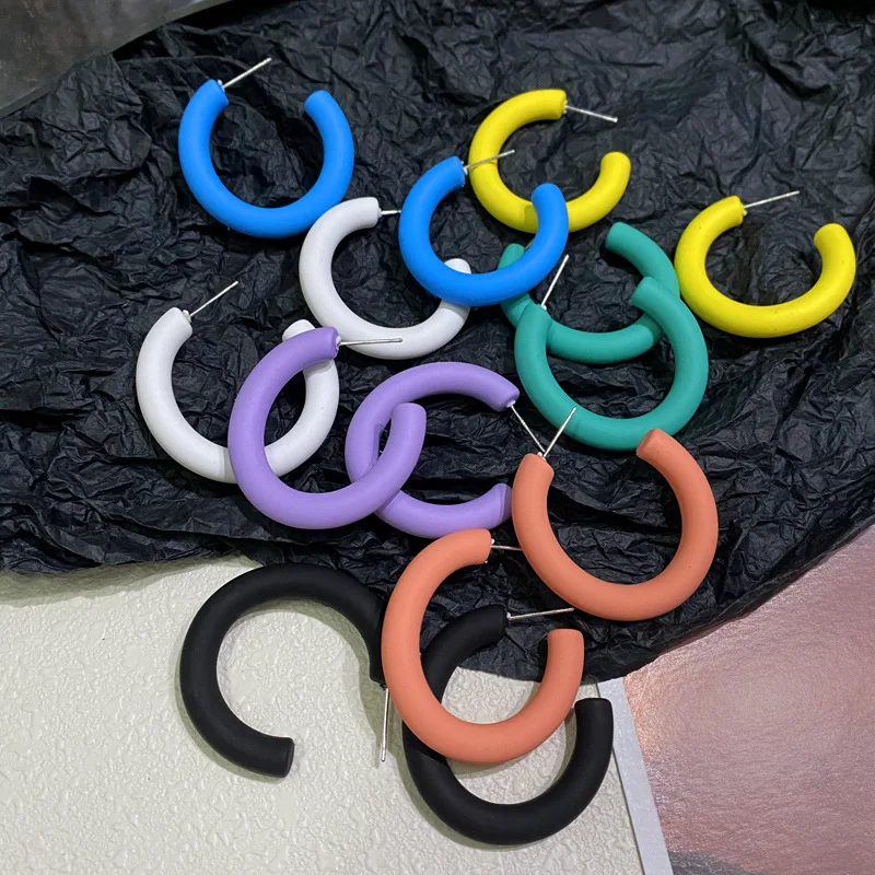 2021 Summer New Arrival Geometric Round Resin Hoop Earrings Colorful Acrylic C Shape Hoop Earrings
2021 Summer New Arrival Geometric Round Resin Hoop Earrings Colorful Acrylic C Shape Hoop Earrings