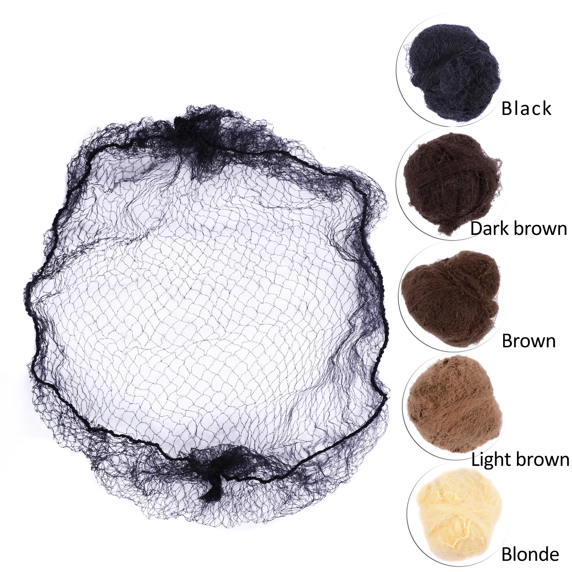 100pcs/lot Five Colors Nylon Hairnets Black Brown Coffee Color Invisible Soft Elastic Lines Hair Net, Black, dark brown, brown, light brown, blonde
100pcs/lot Five Colors Nylon Hairnets Black Brown Coffee Color Invisible Soft Elastic Lines Hair Net, Black, dark brown, brown, light brown, blonde
