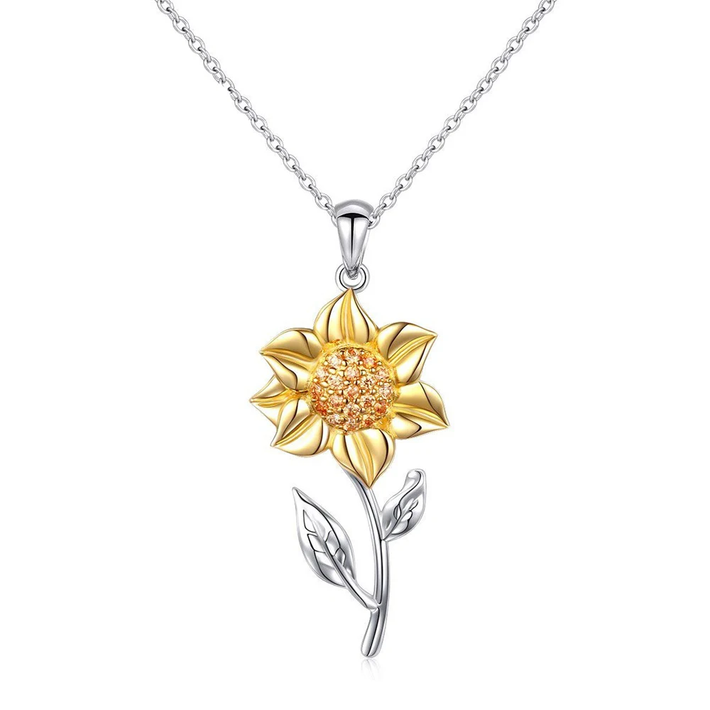 HPXmas 2020 Necklace For Women sunflower Flower shape chain pendant fashion 925 silver Jewelry chain necklaces Gift, Picture shows
HPXmas 2020 Necklace For Women sunflower Flower shape chain pendant fashion 925 silver Jewelry chain necklaces Gift, Picture shows