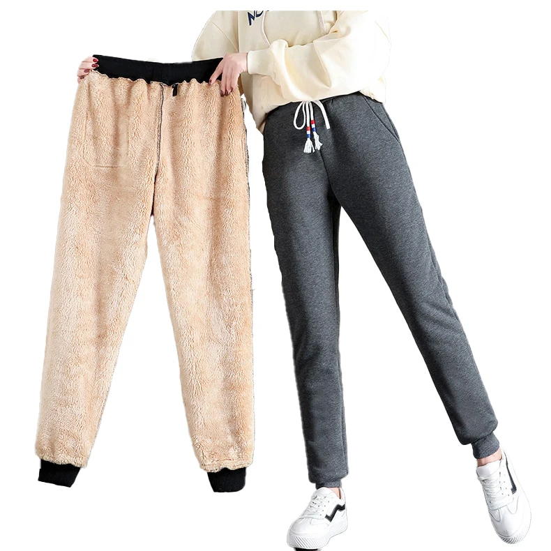 2020 new style imitation lamb wool cotton pants womens straight tube pants thermal pants for girls
2020 new style imitation lamb wool cotton pants womens straight tube pants thermal pants for girls