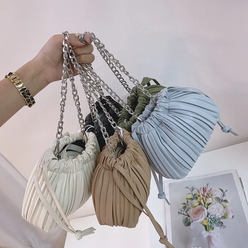 Drawstring Chain Small Capacity Women Handbags Quality Designer Female Shoulder Bags Lady Luxury Brand Crossbody Bucket Bags, Picture
Drawstring Chain Small Capacity Women Handbags Quality Designer Female Shoulder Bags Lady Luxury Brand Crossbody Bucket Bags, Picture