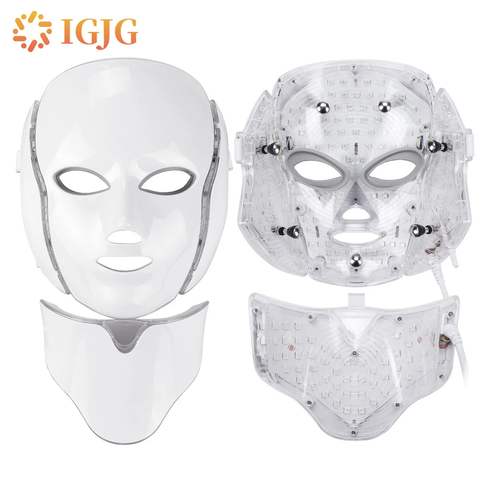 Skin Rejuvenation 7 Colors Programmable Led Beauty Light Therapy LED Face Masks Facial LED Mask
Skin Rejuvenation 7 Colors Programmable Led Beauty Light Therapy LED Face Masks Facial LED Mask
