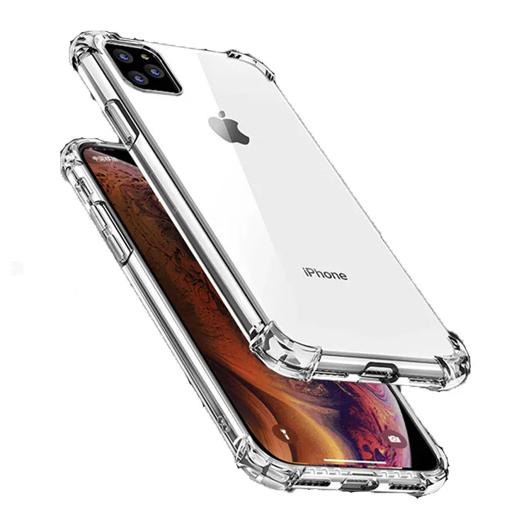 Reinforced Corner Air Cushion Shock Absorption Cover Crystal Transparent TPU Phone Cases For iPhone 11 12 13 Pro SE Case 
Reinforced Corner Air Cushion Shock Absorption Cover Crystal Transparent TPU Phone Cases For iPhone 11 12 13 Pro SE Case