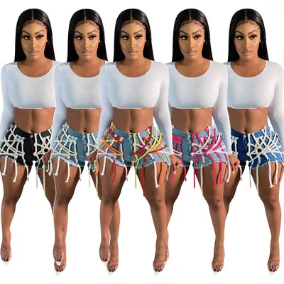 2021 New Design Women Bandage Denim Shorts Summer Ladies Patchwork Jeans Short Pants
2021 New Design Women Bandage Denim Shorts Summer Ladies Patchwork Jeans Short Pants