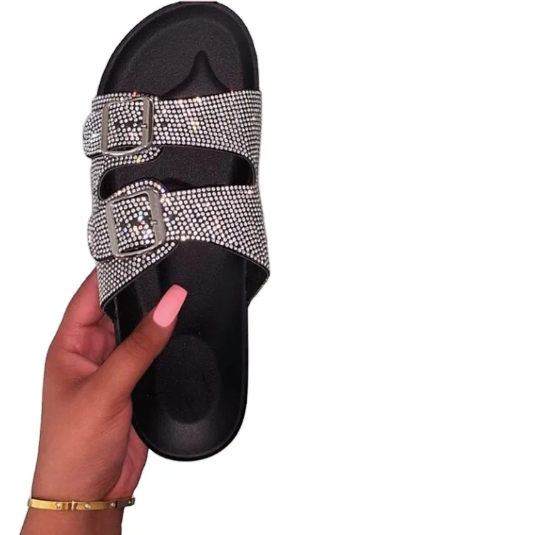 Women Summer Outdoor Slippers Flat Heel Platform Peep Toe Crystal Buckle Slides Fashion Beach Ladies Shoes Zapatos De Mujer
Women Summer Outdoor Slippers Flat Heel Platform Peep Toe Crystal Buckle Slides Fashion Beach Ladies Shoes Zapatos De Mujer