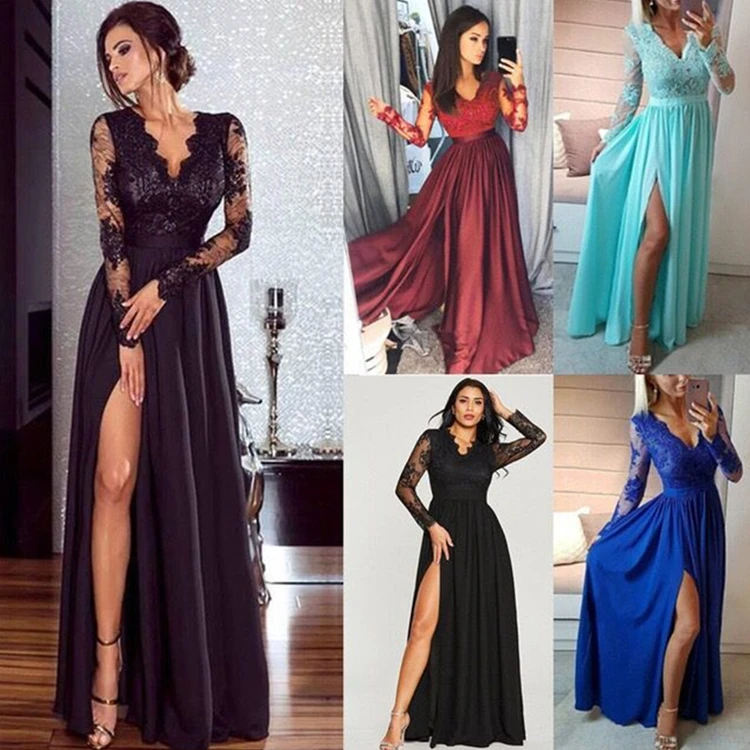 50% Off HJ ABMD16 Solid Color Evening Prom Gown Split Sexy Zipper Lace Cocktail Party Women Long Bridesmaid Dresses
50% Off HJ ABMD16 Solid Color Evening Prom Gown Split Sexy Zipper Lace Cocktail Party Women Long Bridesmaid Dresses