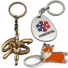 Custom Cheap Metal Keychain Manufacturers Wholesale Promotion Fashion Souvenir Custom 3D Metal Logo Key Chain