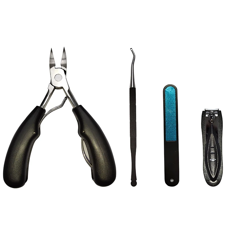 High Quality Portable professional nail clipper nail file Nail Picker cuticle nipper beauty manicure set, Black
High Quality Portable professional nail clipper nail file Nail Picker cuticle nipper beauty manicure set, Black
