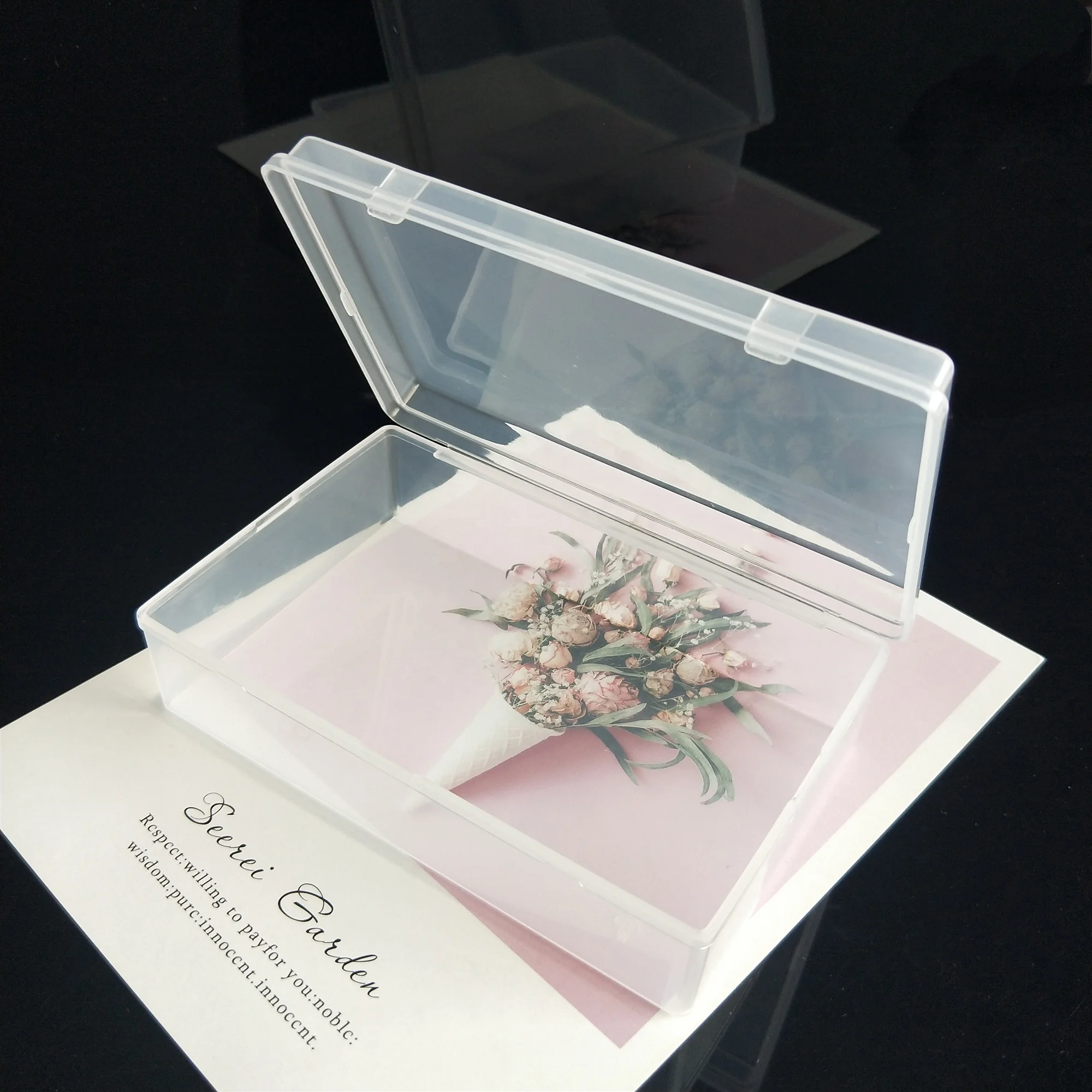Multi-function Lightweight Clear Plastic Hinged Containers Storage for Hardware Parts, Customized
Multi-function Lightweight Clear Plastic Hinged Containers Storage for Hardware Parts, Customized