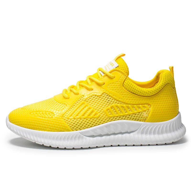 yellow colour sports shoes