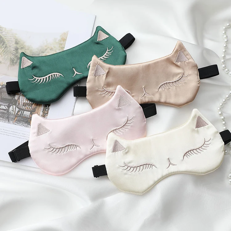 High Quality Silk Cat Eye Mask Breathable Travel Sleep Silk Eye Mask with Adjustment Buckle, Picture
High Quality Silk Cat Eye Mask Breathable Travel Sleep Silk Eye Mask with Adjustment Buckle, Picture
