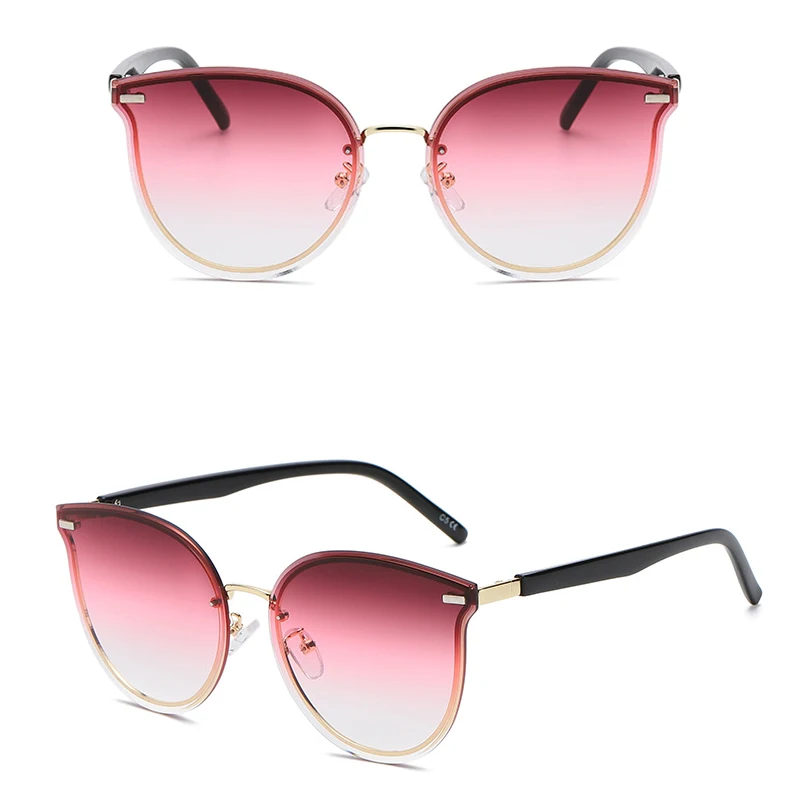 Women's new sunglasses fashion trendy gradient color anti-ultraviolet big frame sunglasses
Women's new sunglasses fashion trendy gradient color anti-ultraviolet big frame sunglasses