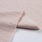 Ottoman comfortable 60%cotton 40%polyester pink fabric rolls for women dress