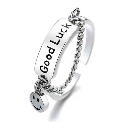2021 Silver Plated Retro Style Chain Tassel Ring Finger Ring Smiley Face Ring for Women Girl Couple, Show in the picture
2021 Silver Plated Retro Style Chain Tassel Ring Finger Ring Smiley Face Ring for Women Girl Couple, Show in the picture