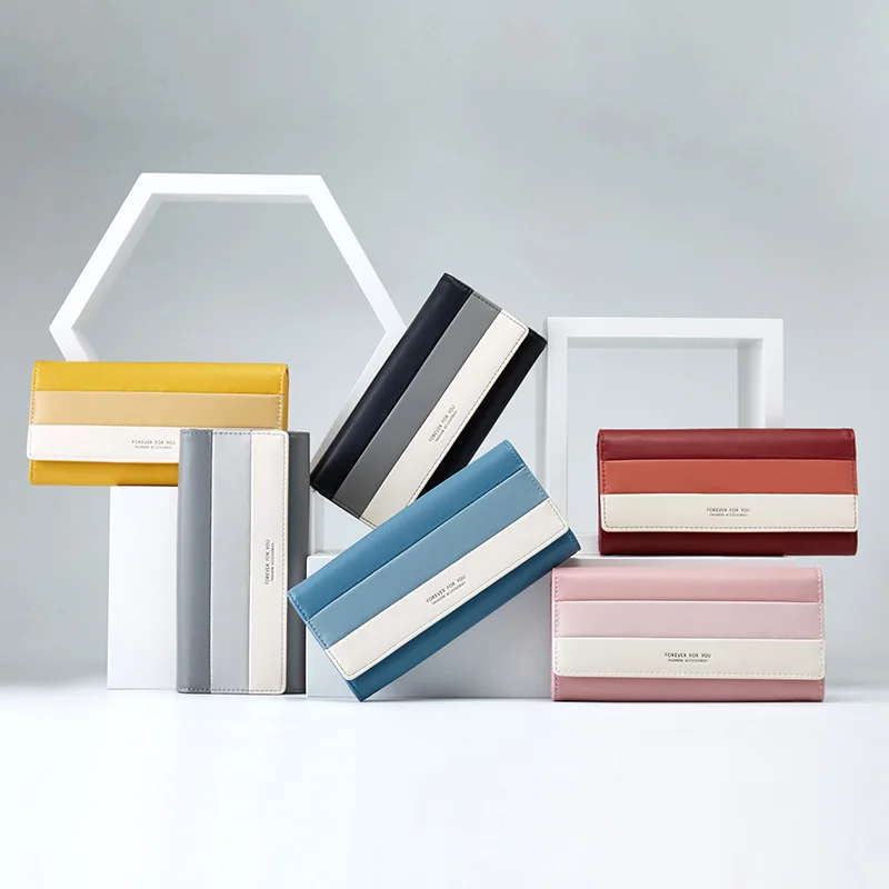 2020 Women's PU Leather Tri-fold Designer Wallet Ladies Multi Card Holder Elegant Clutch Long Purse for Women, Pink,red,black,grey,blue,yellow
2020 Women's PU Leather Tri-fold Designer Wallet Ladies Multi Card Holder Elegant Clutch Long Purse for Women, Pink,red,black,grey,blue,yellow