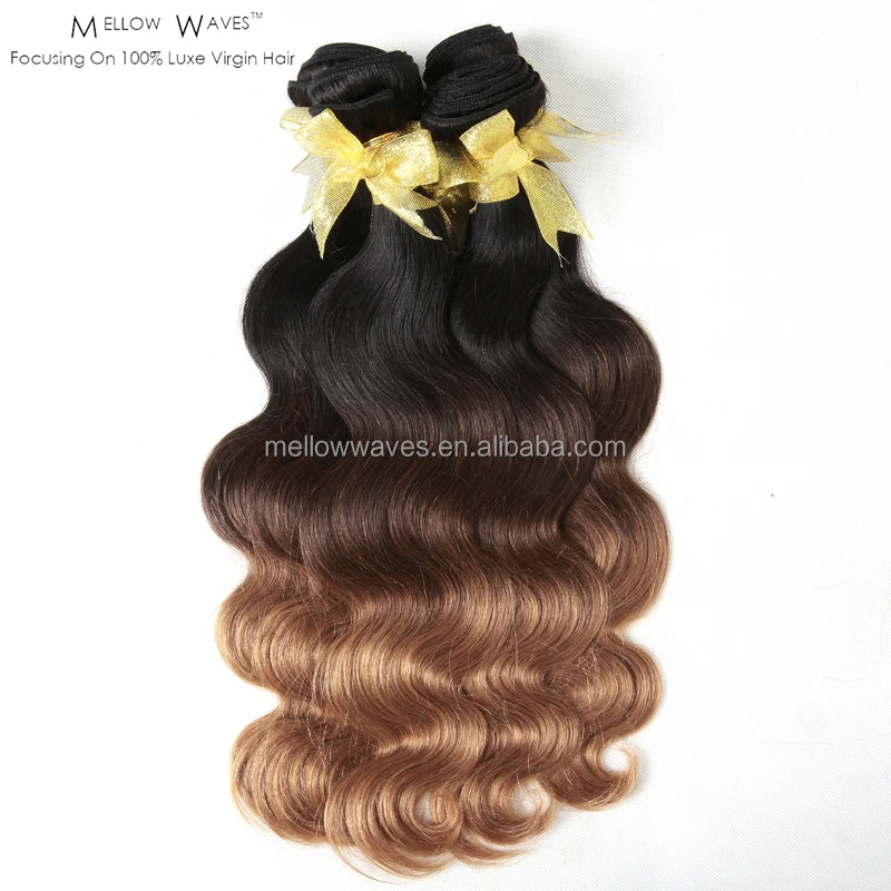 Mellow Wave 12A Grade 8-32 Inches Brazilian Human Hair Bundle T1b-4-27 Color Bundle Brazilian Body Wave Bundle
Mellow Wave 12A Grade 8-32 Inches Brazilian Human Hair Bundle T1b-4-27 Color Bundle Brazilian Body Wave Bundle