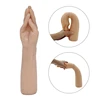 2019 super huge 14.6 inch anal fisting realistic skin soft hand shaped dildo toy for women