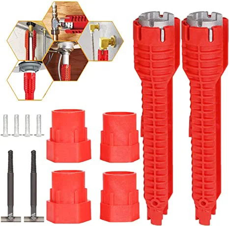 Multi-functional Pipe Plumbing Tool Faucet and Sink Installer Tool Sink Basin Wrench for Toilet Bowl Kitchen Bathroom
Multi-functional Pipe Plumbing Tool Faucet and Sink Installer Tool Sink Basin Wrench for Toilet Bowl Kitchen Bathroom