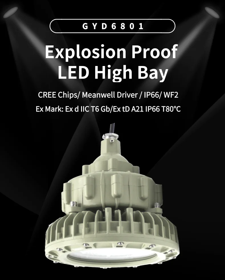 Led Explosion Proof Industrial Light Ip66 Waterproof Led Light Atex Ex