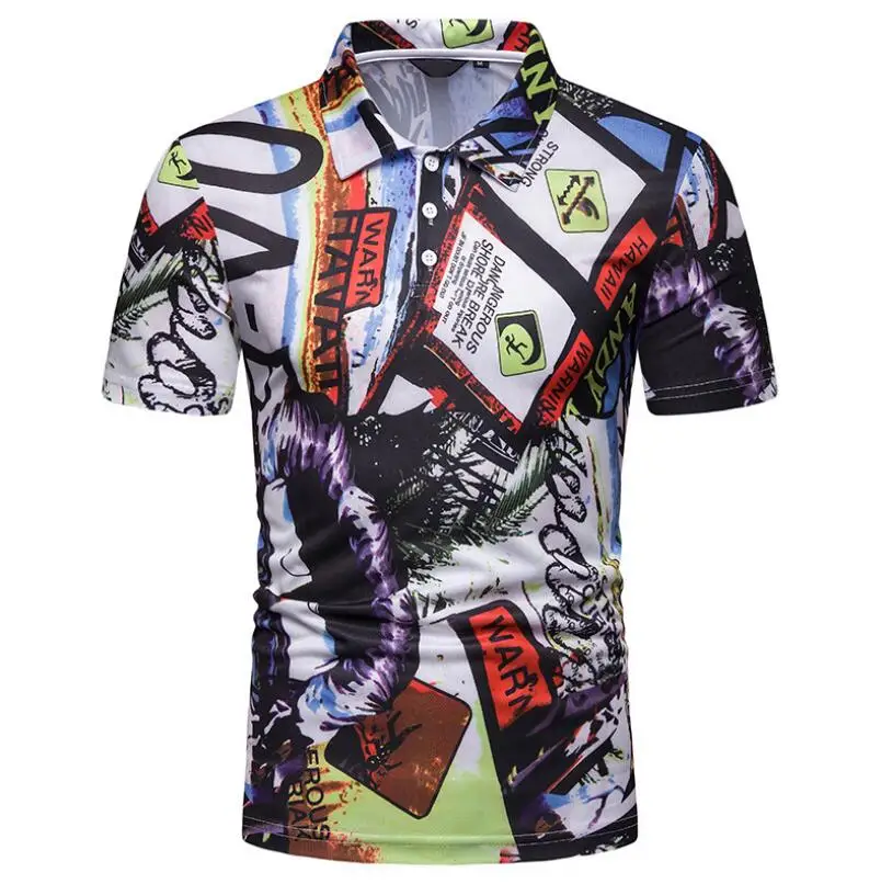 Breathable Fitness 3D Printed Loose Lapel Mens Golf Polo Shirt, As picture or customized
Breathable Fitness 3D Printed Loose Lapel Mens Golf Polo Shirt, As picture or customized