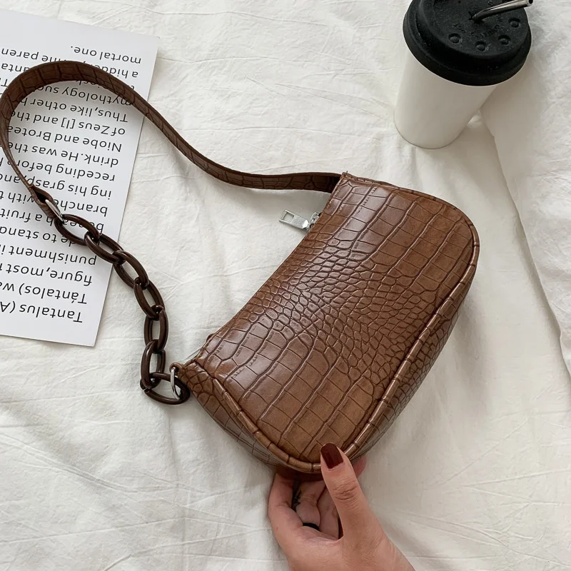 2021 New Hot Sale France Designer Shoulder Bags Fashion Cross Crocodile Pattern Square Underarm Bag Women
2021 New Hot Sale France Designer Shoulder Bags Fashion Cross Crocodile Pattern Square Underarm Bag Women