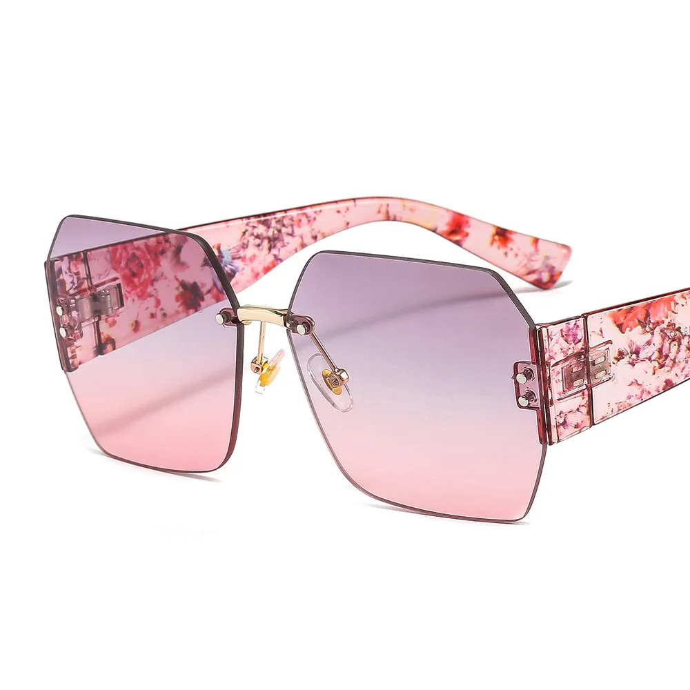Luxury Oversized Sunglasses Women New Rimless Vintage Designer Shades Lady Fashion Gradient Sunglasses Female UV400 Eyewear
Luxury Oversized Sunglasses Women New Rimless Vintage Designer Shades Lady Fashion Gradient Sunglasses Female UV400 Eyewear