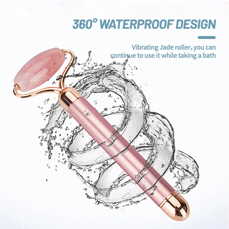 Aijitech yoga electric vibrating massage foam roller guasha tool jade roller face massage 3d face roller massage, Pink
Aijitech yoga electric vibrating massage foam roller guasha tool jade roller face massage 3d face roller massage, Pink