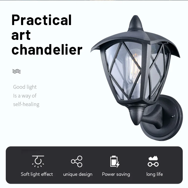 Most Popular Decor Creative Outdoor Wall Lamps For Garden Gallery