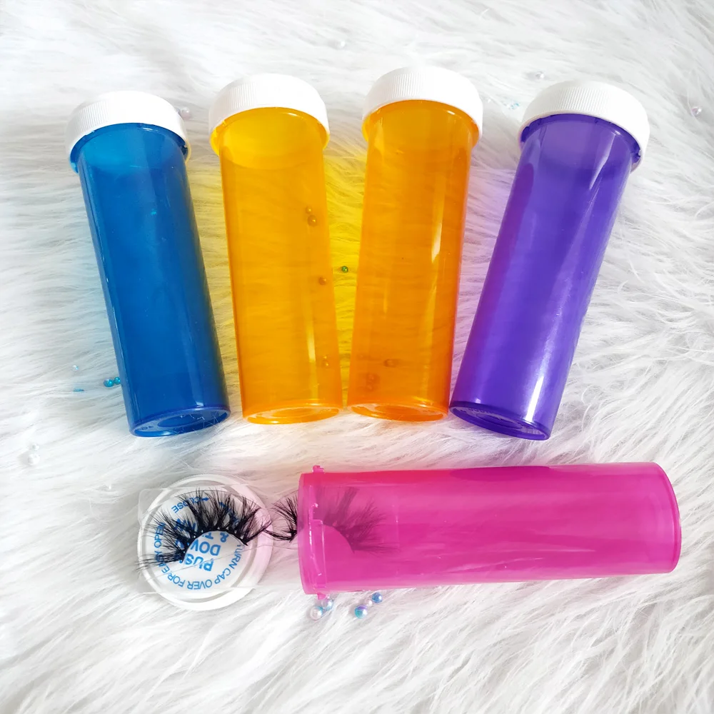25mm 3D Mink Eyelash Custom Private Label Pill Bottle Lashes Case Eyelash Packaging Cute Hand Made 100% Real Mink Fur 10 Pairs
25mm 3D Mink Eyelash Custom Private Label Pill Bottle Lashes Case Eyelash Packaging Cute Hand Made 100% Real Mink Fur 10 Pairs