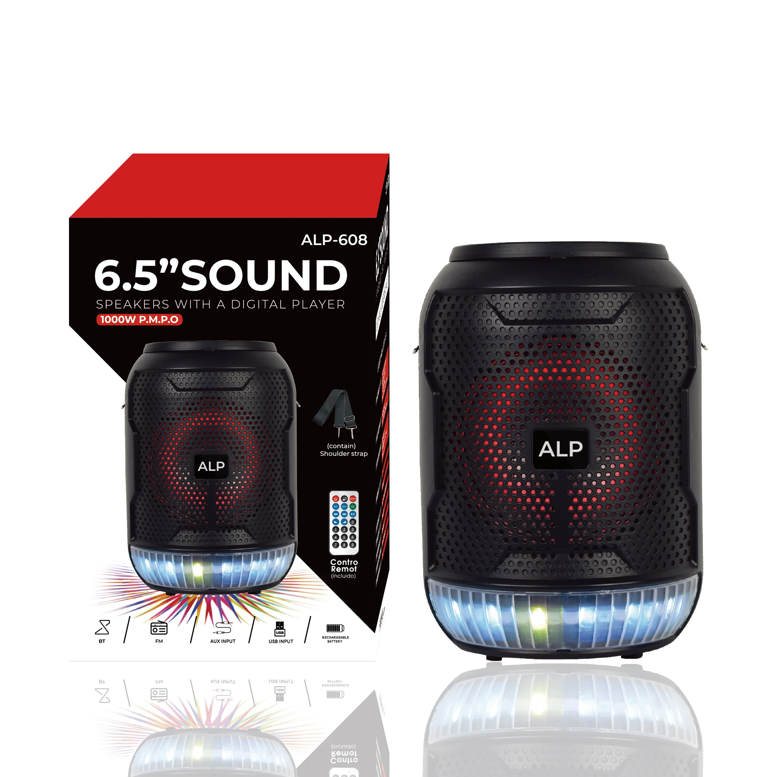 Jb Original Small 6.5 Inch All Round Boombox Caixa Amplificada Portable Trolley Loud Speaker
Jb Original Small 6.5 Inch All Round Boombox Caixa Amplificada Portable Trolley Loud Speaker