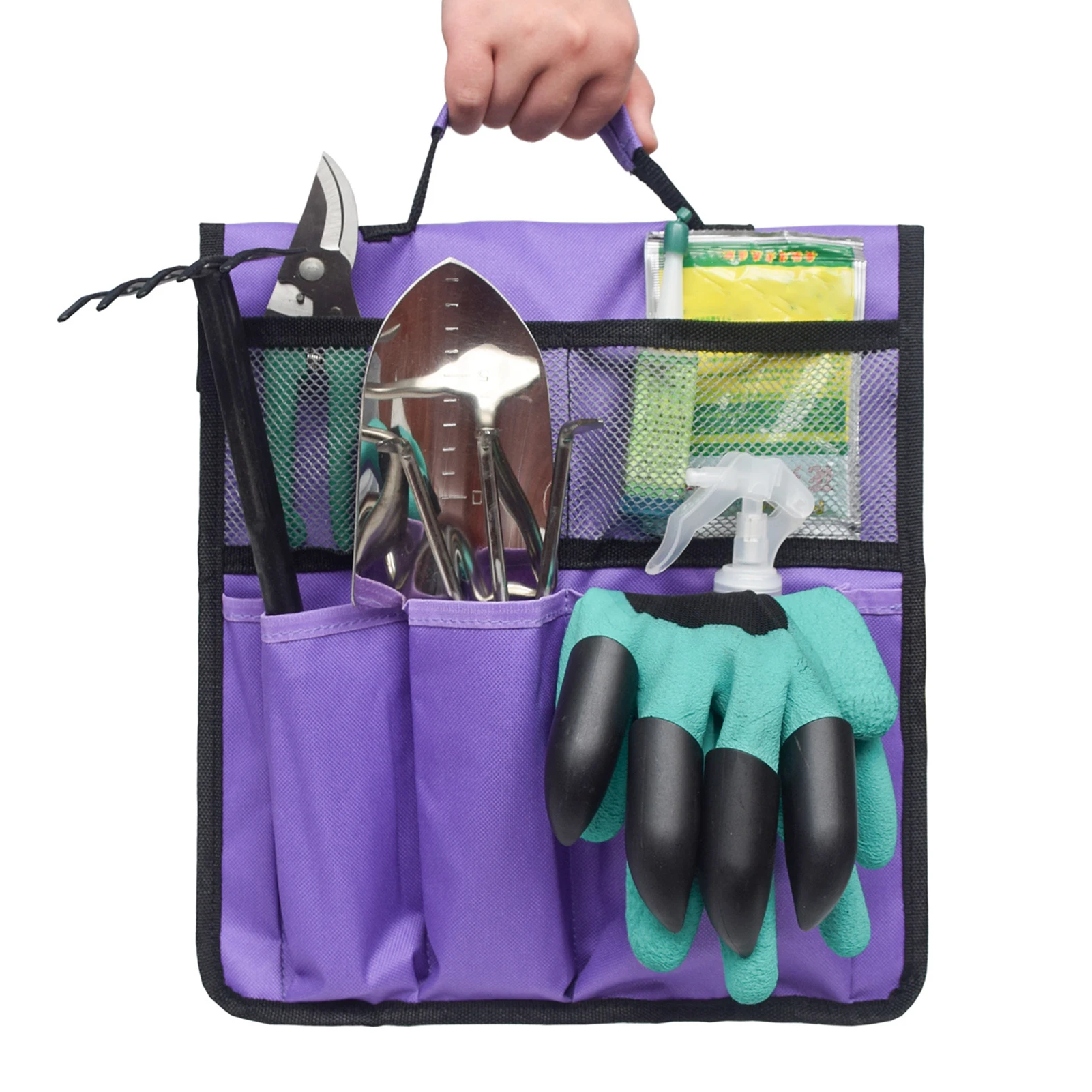 Oxford Durable Portable Pocket Tote Profession Garden Tools Organizer Storage Bag, Purple
Oxford Durable Portable Pocket Tote Profession Garden Tools Organizer Storage Bag, Purple