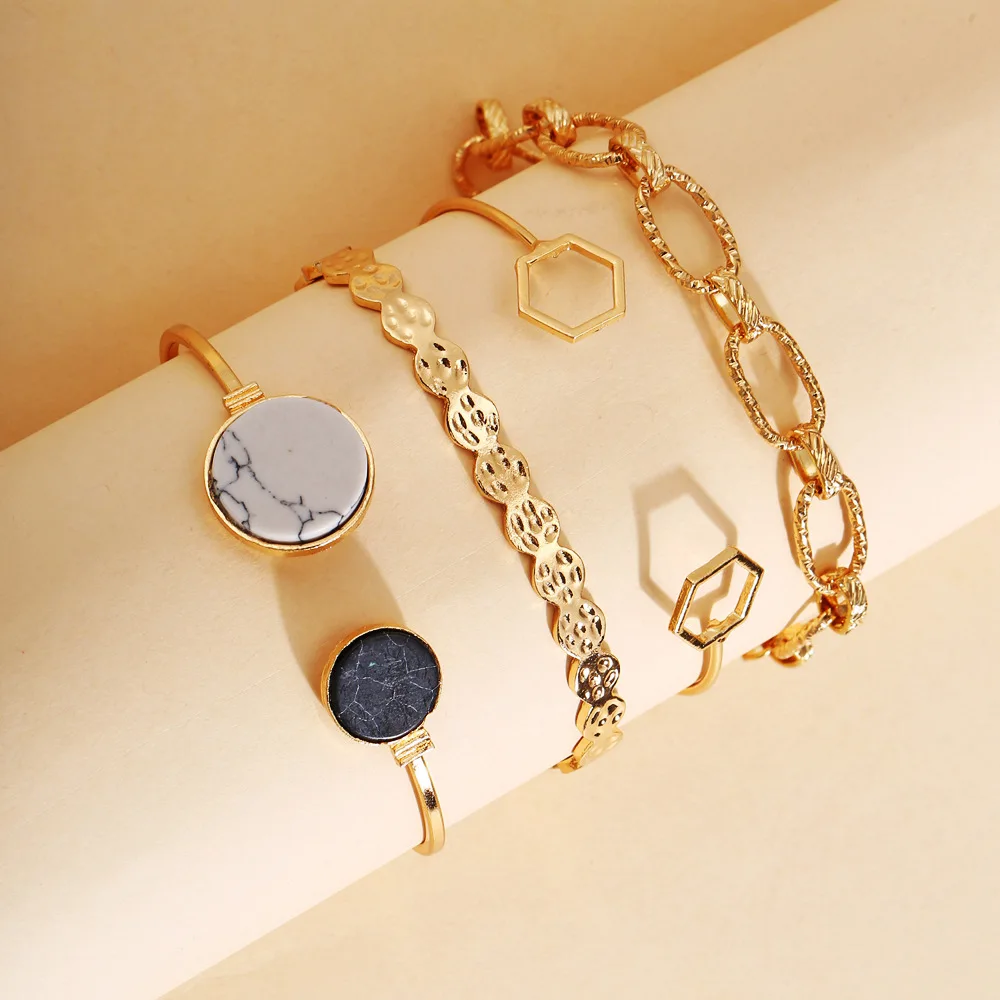 Dainty Boho Gold Silver Chain Bracelets Set for Women Adjustable Fashion Beaded Chunky Flat Cable Punk Bracelets Jewelry
Dainty Boho Gold Silver Chain Bracelets Set for Women Adjustable Fashion Beaded Chunky Flat Cable Punk Bracelets Jewelry