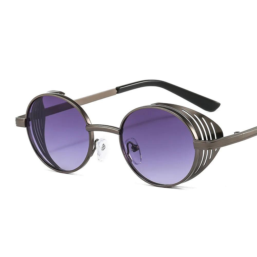 Finewell Unique Metal Frame Punk Sunglasses For Men 2020 Luxury Brand Round Sun Glasses Women Vintage Retro Alloy Shades
Finewell Unique Metal Frame Punk Sunglasses For Men 2020 Luxury Brand Round Sun Glasses Women Vintage Retro Alloy Shades