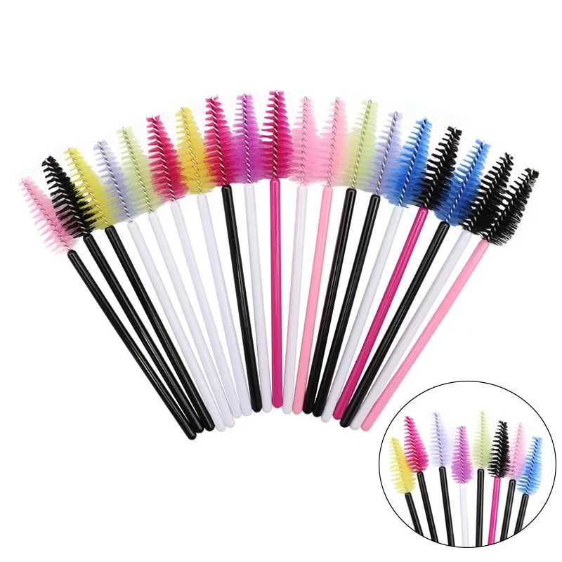 Eyelash eyebrow brush drop-shaped nylon material eyelash makeup brush eyelash extension beauty tool mascara wand, White&pink
Eyelash eyebrow brush drop-shaped nylon material eyelash makeup brush eyelash extension beauty tool mascara wand, White&pink