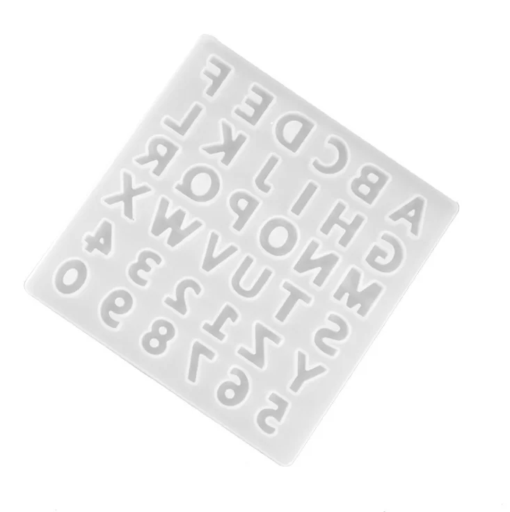 Mirror diy crystal epoxy glue handmade jewelry hollow large alphanumeric silicone mold handmade jewelry making, White
Mirror diy crystal epoxy glue handmade jewelry hollow large alphanumeric silicone mold handmade jewelry making, White