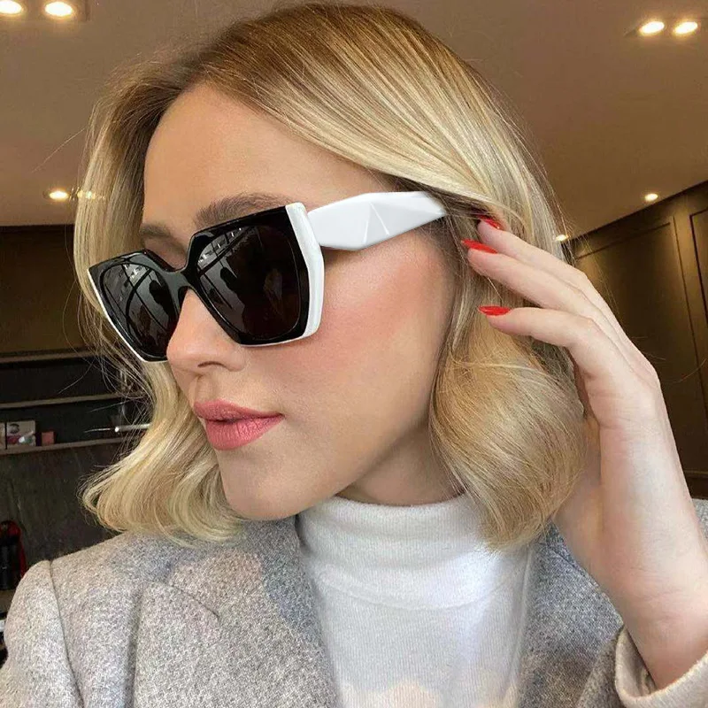Oversized Square Fashion Sunglasses Women Outdoor Sun Glasses Gafas De Sol UV400 Protection Double Colors Eyewear Designer Brand, 6 colors
Oversized Square Fashion Sunglasses Women Outdoor Sun Glasses Gafas De Sol UV400 Protection Double Colors Eyewear Designer Brand, 6 colors