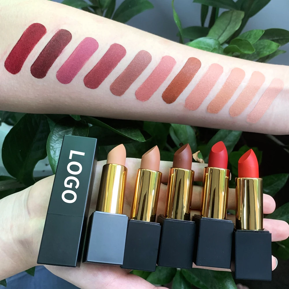 High quality 6 color matte and glitter lipstick waterproof private label long lasting vegan lipstick no logo
High quality 6 color matte and glitter lipstick waterproof private label long lasting vegan lipstick no logo