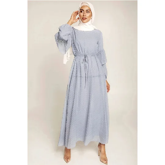 HJ BMDR0028 Female Chiffon Lace Up Lady Aabaya Islamic Clothing Oem Muslim Maxi Dress, Colorful
HJ BMDR0028 Female Chiffon Lace Up Lady Aabaya Islamic Clothing Oem Muslim Maxi Dress, Colorful