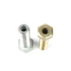 ISO9001 OEM Non standard fasteners steel hot dip galvanizing hdg grade 8.8 hollow hex bolts with hole