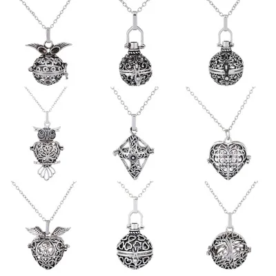Various design Vintage Hollowed Out Cage Aromatherapy Pendant Necklace DIY Custom Jewelry
Various design Vintage Hollowed Out Cage Aromatherapy Pendant Necklace DIY Custom Jewelry
