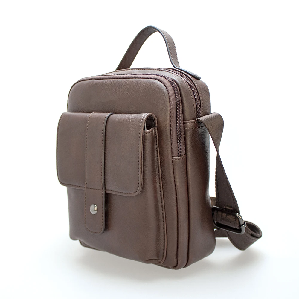Roneer Wholesale China Classic Fashion Crossbody Bag Pu Leather Business Dark Brown Messenger Men Sling Bag
Roneer Wholesale China Classic Fashion Crossbody Bag Pu Leather Business Dark Brown Messenger Men Sling Bag