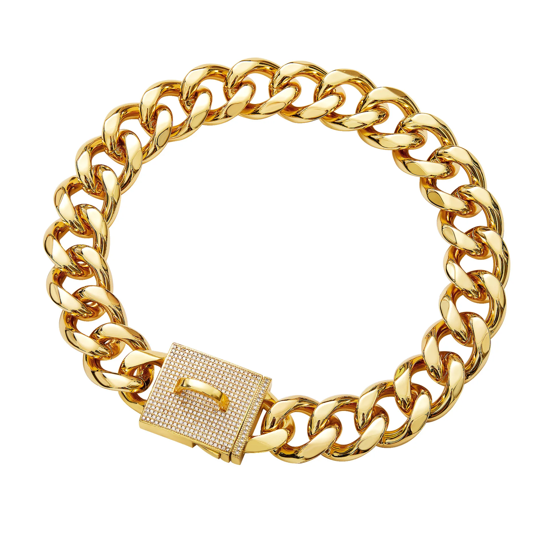 Factory Drop Shipping Gold Chain Dog Collar 23MM 18K Cuban Dog Chain For Dog Training Collar, Custom colors
Factory Drop Shipping Gold Chain Dog Collar 23MM 18K Cuban Dog Chain For Dog Training Collar, Custom colors