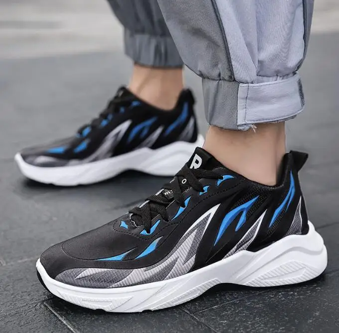 Men Color-Blocked Sport Casual Shoes Outdoor Anti-Slip Skateboard Shoes Breathable Basketball Shoes Man, Black/grey
Men Color-Blocked Sport Casual Shoes Outdoor Anti-Slip Skateboard Shoes Breathable Basketball Shoes Man, Black/grey
