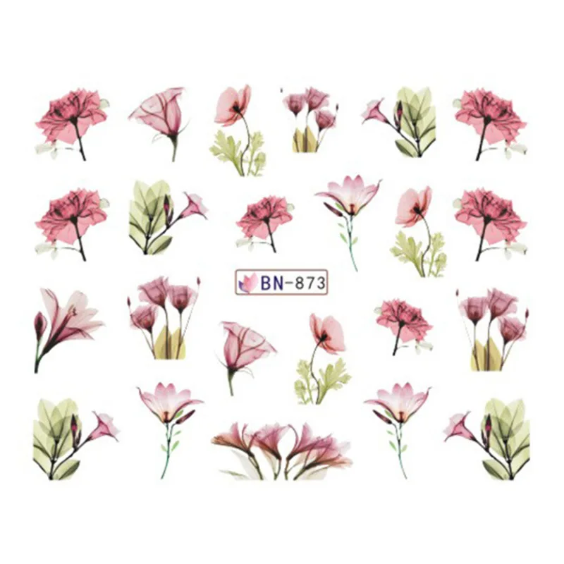 Nail stickers watermark transfer nail stickers decal flower animal cute diy trend classic nail decals BN series
Nail stickers watermark transfer nail stickers decal flower animal cute diy trend classic nail decals BN series