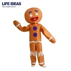 2019 Mascot Cartoon Character Fancy Party Dress,New Arrival Adult Christmas Xmas Gingerbread Man Mascot Costume