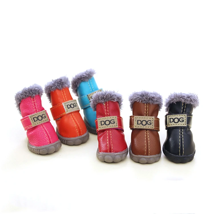 Pet Plus Velvet Puppy Shoes Teddy Bichon a Set Of 4 Winter Warm Foot Covers Ugg Boots, Brown, orange, rose red, red, blue and black
Pet Plus Velvet Puppy Shoes Teddy Bichon a Set Of 4 Winter Warm Foot Covers Ugg Boots, Brown, orange, rose red, red, blue and black