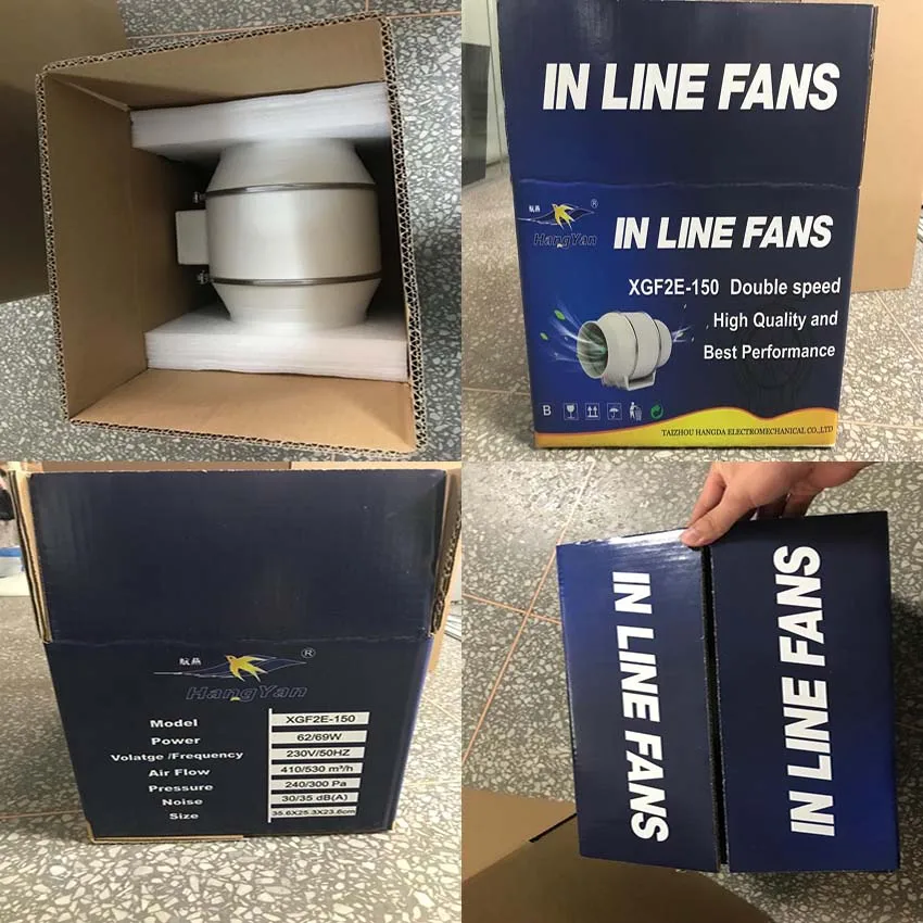 Mixed Flow Fan, Inline, 220V, Plastic - detail 18