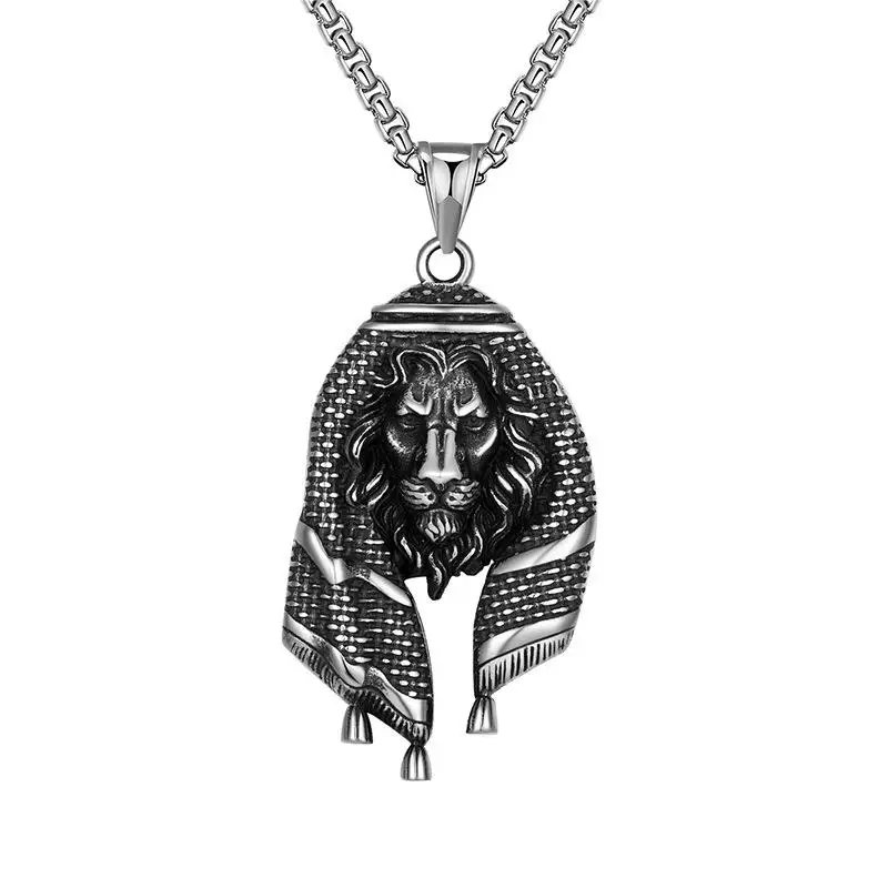 Carline Men hot selling stainless steel Arabian Lion Pendant hip hop animal head necklace casting jewelry for man
Carline Men hot selling stainless steel Arabian Lion Pendant hip hop animal head necklace casting jewelry for man