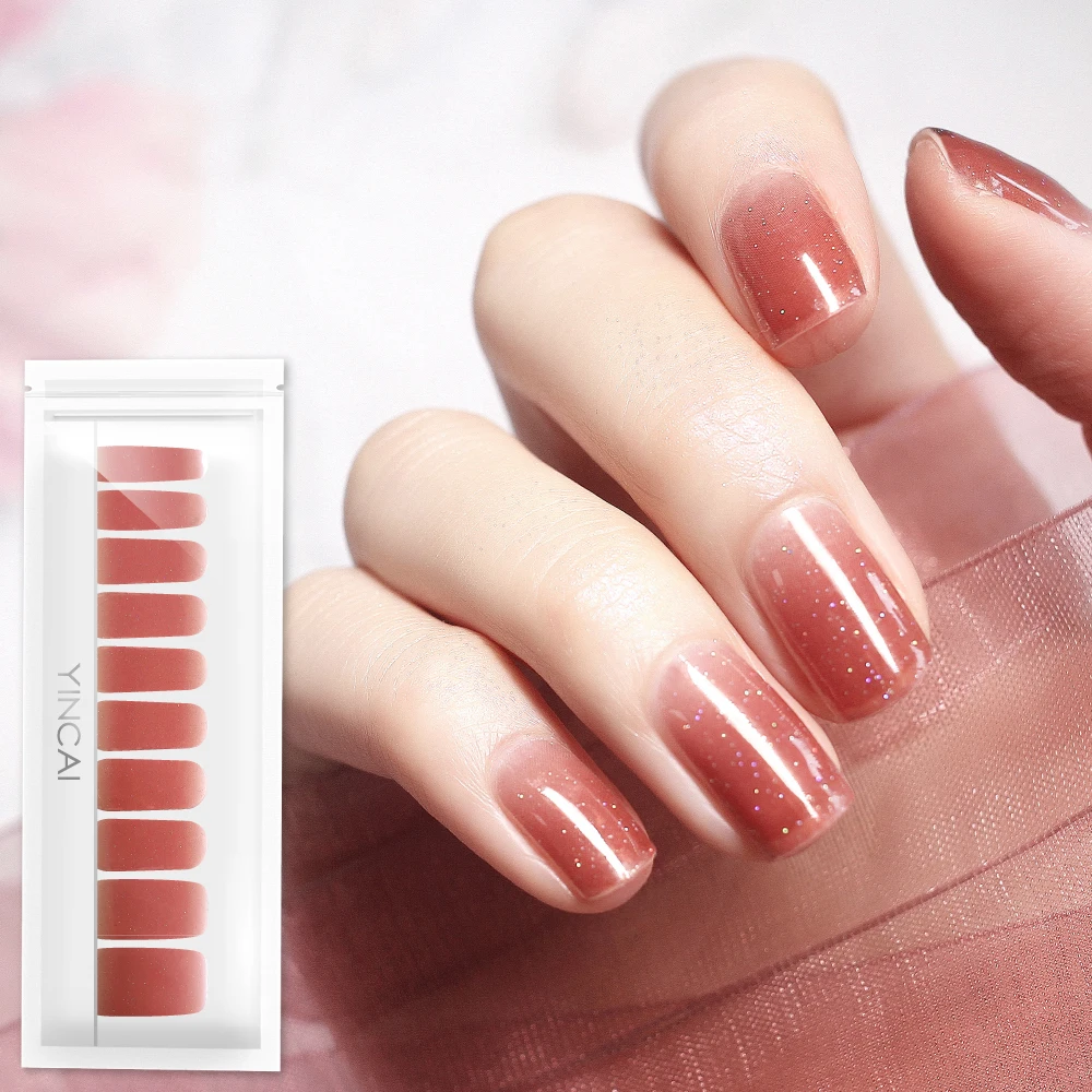China popular YINCAI 100% pure nail polish sticker nail polish film 14 strips wholesale and customized
China popular YINCAI 100% pure nail polish sticker nail polish film 14 strips wholesale and customized