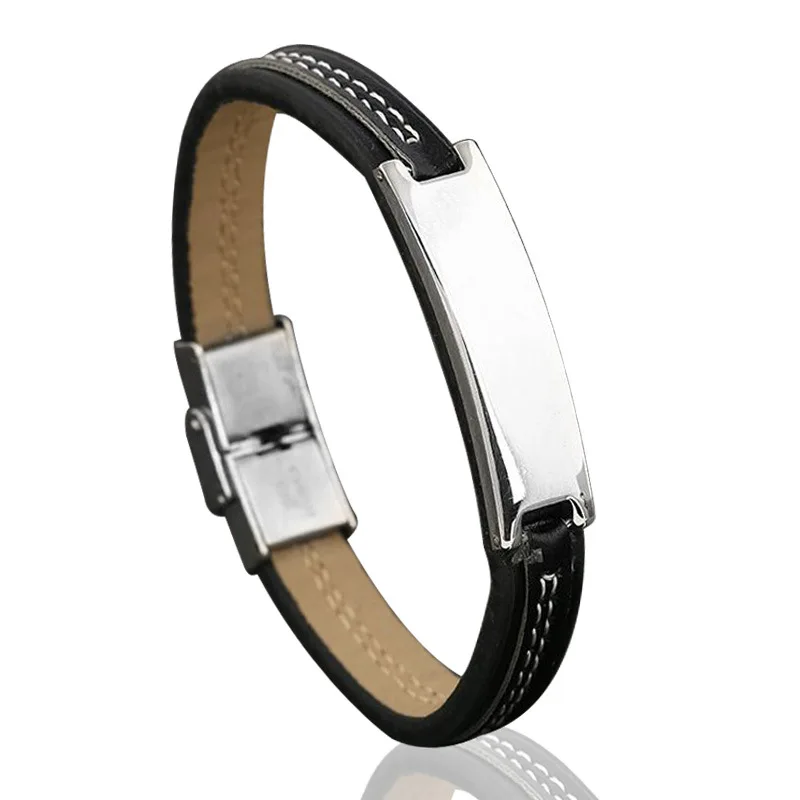 Wholesale Mexico Handmade Silver Custom Jewels Stainless Steel Leather Bracelet Plain, Gold color
Wholesale Mexico Handmade Silver Custom Jewels Stainless Steel Leather Bracelet Plain, Gold color